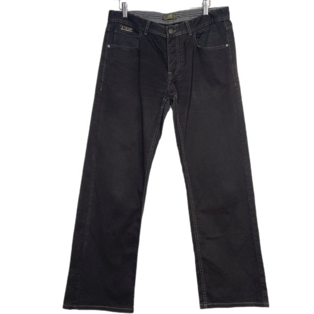 Iceberg Mens Jeans Straight Brown Size 32x30